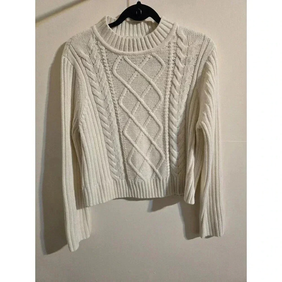 Tommy Jeans‎ Sweater Size Large White Crewneck - Picture 1 of 7